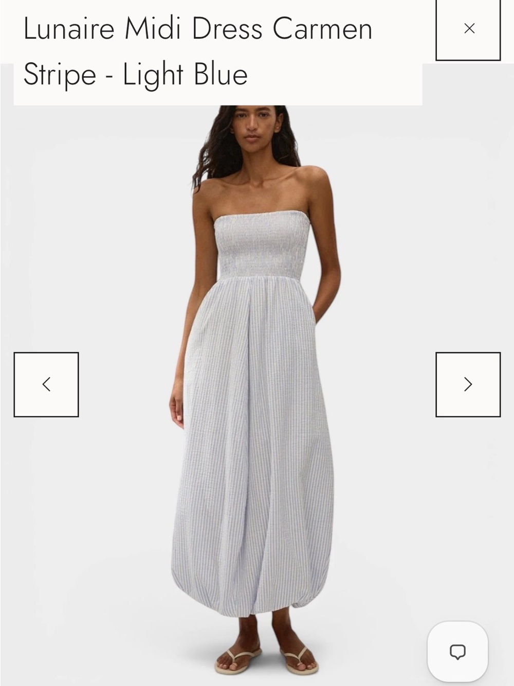 Faithfull the Brand Lunaire midi dress